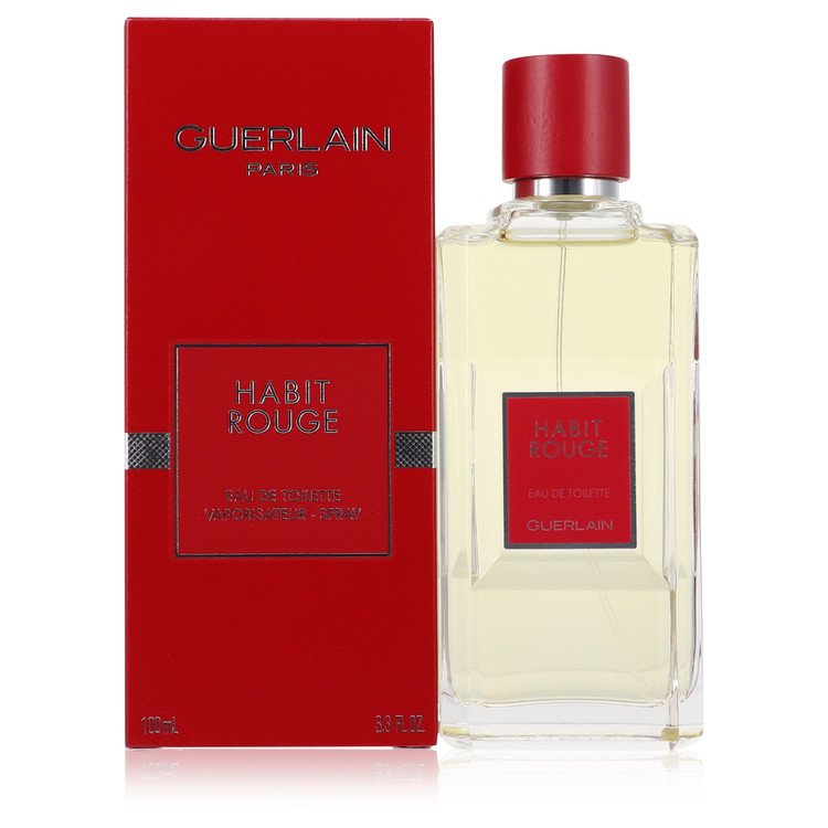 Habit Rouge Cologne / Eau De Toilette Spray By Guerlain